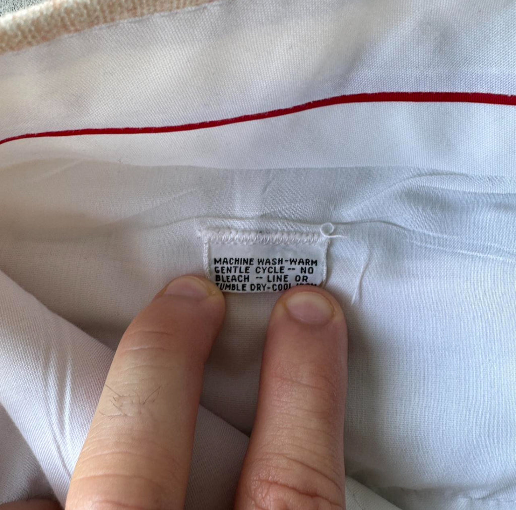 1970s Colorful Plaid Pastel Dress Pants 34x29