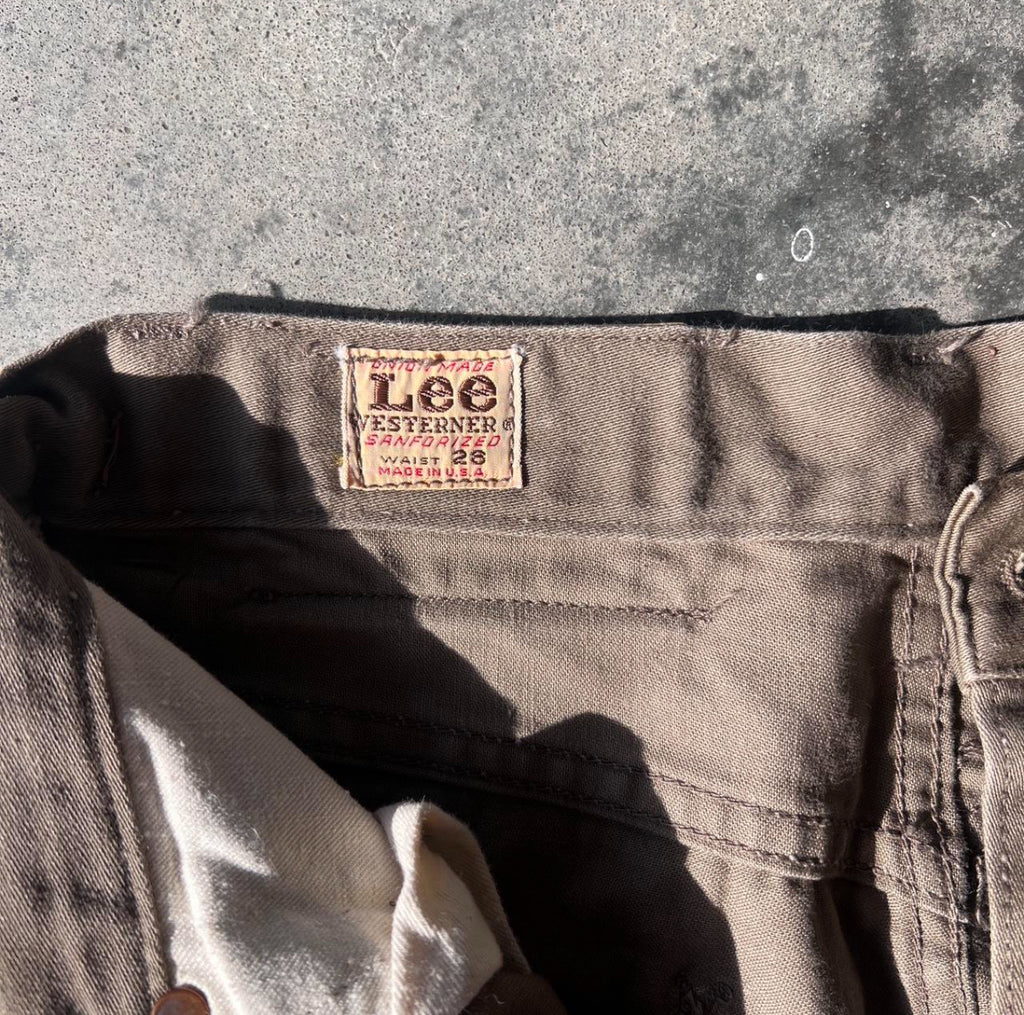 1960s Lee Westener Pants 26X28