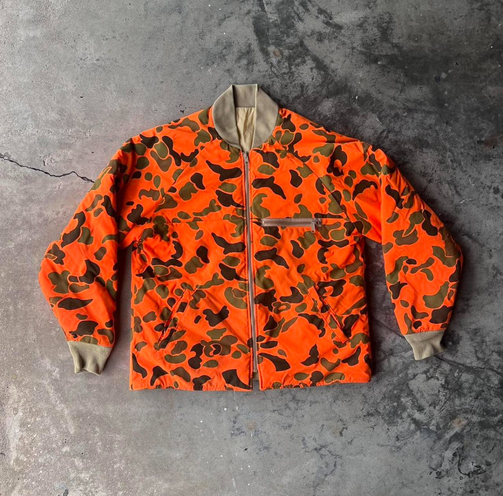 1980s Reversible Woolrich Hunting Jacket L