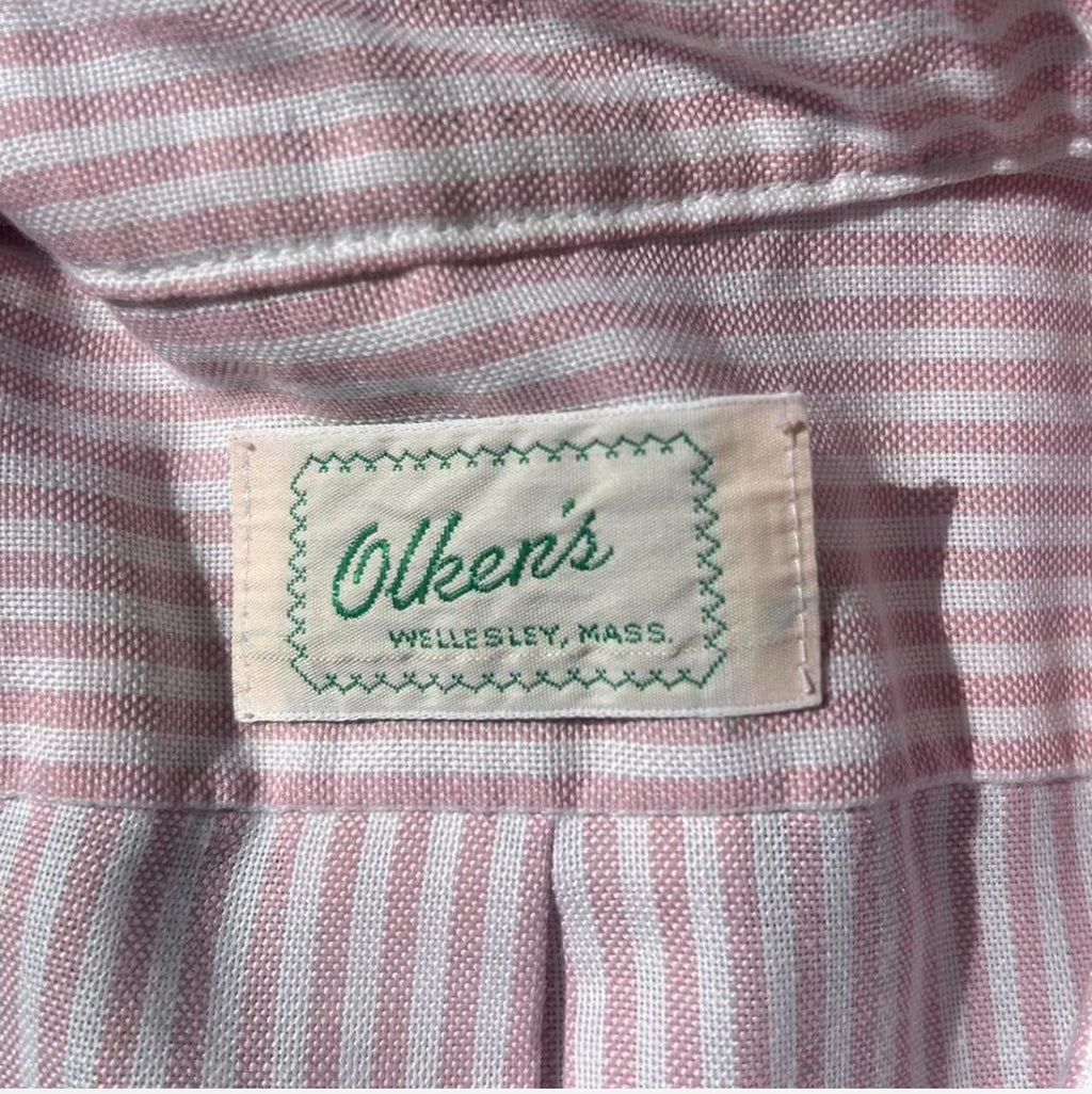 1960s Stripped Button Up M