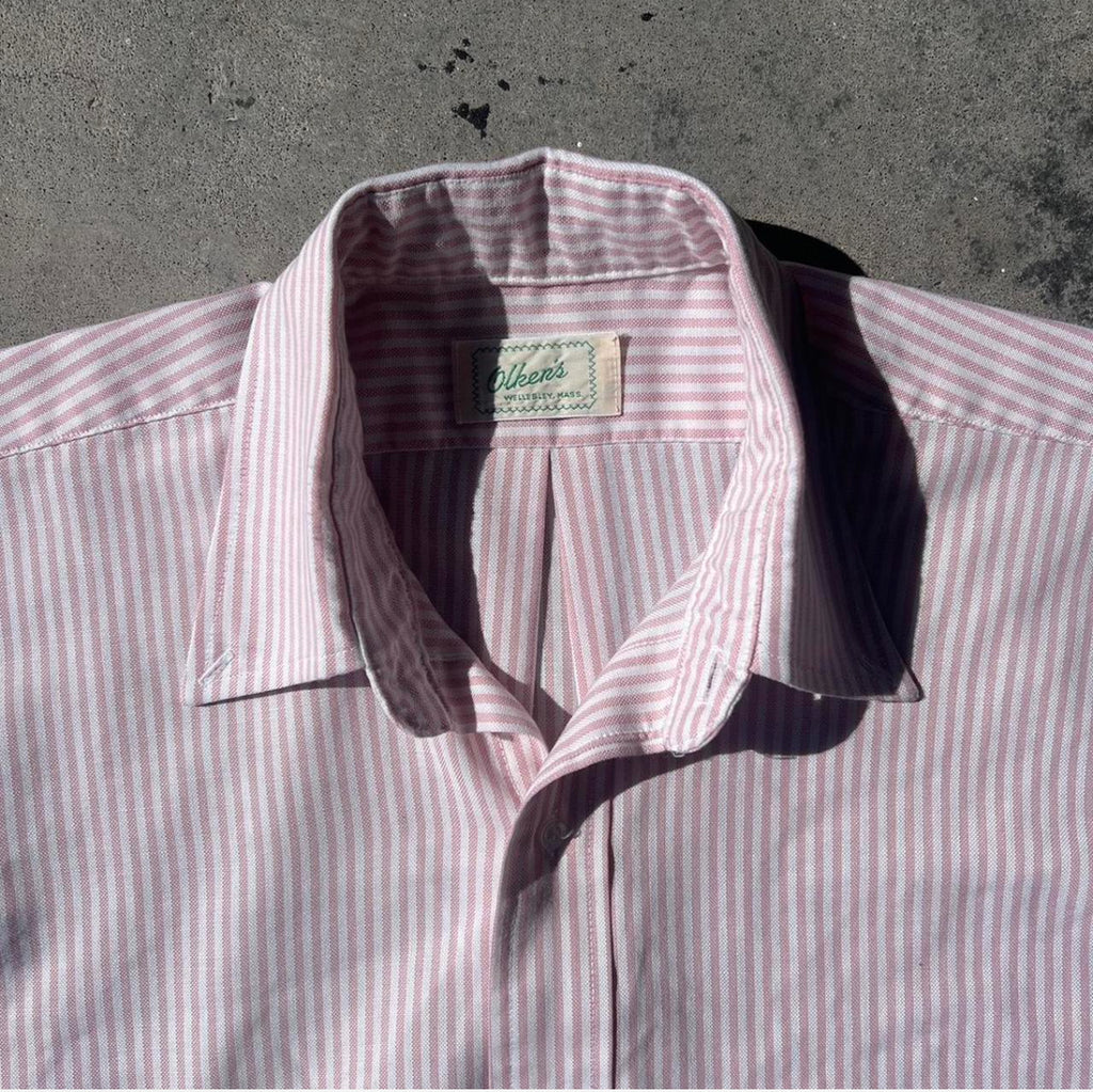 1960s Stripped Button Up M